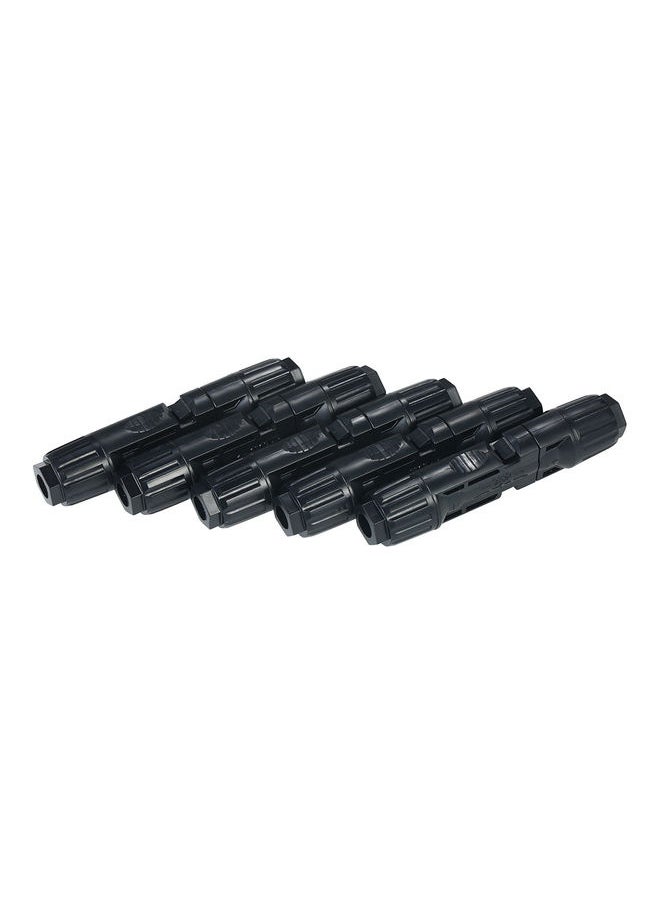 NIBEMINENT 10-Pair Male/Female Solar Panel Cable Connector For PV System Black  - Image 2