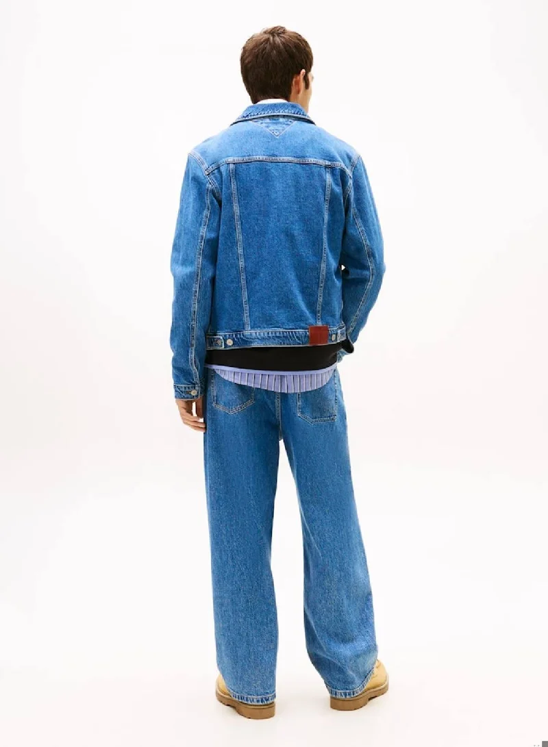 تومي جينز جاكيت ريان بقصّة عادية