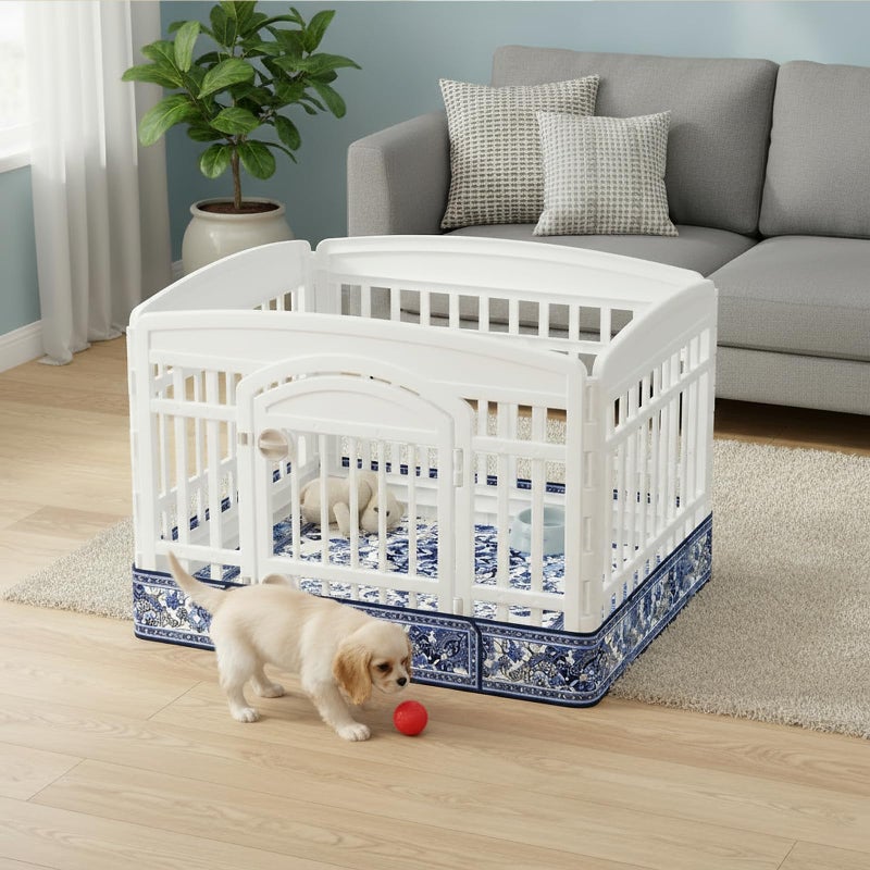 THINMUHAND Dog Playpen Bottom Pad Fits for 36 Inch 4 Panels Exercise Pet Playpen, Dog Crate Pad Puppy, Hoop and Loop Design (Note: Playpen Not Included).(Madala) - Image 5
