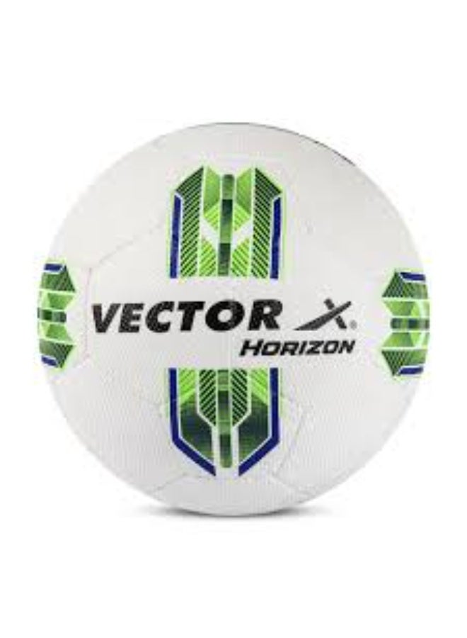 فيكتور أكس كرة قدم هورايزون المطاطية المصبوبة | مقاس ٥ | كرة قدم متينة للتدريب والمباريات، للعب الداخلي والخارجي