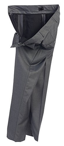 Gioberti Boys Flat Front Dress Pants, Charcoal, 12 - Image 5
