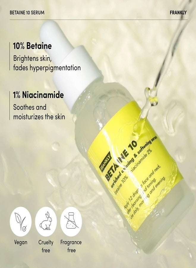 FRANKLY Betaine 10 Serum - Calm, Soften and Restore skin’s beauty and elasticity | 10% Betaine & 1% Niacinamide Fusion | Vegan & EWG Green | 1.01 fl.oz - Image 3