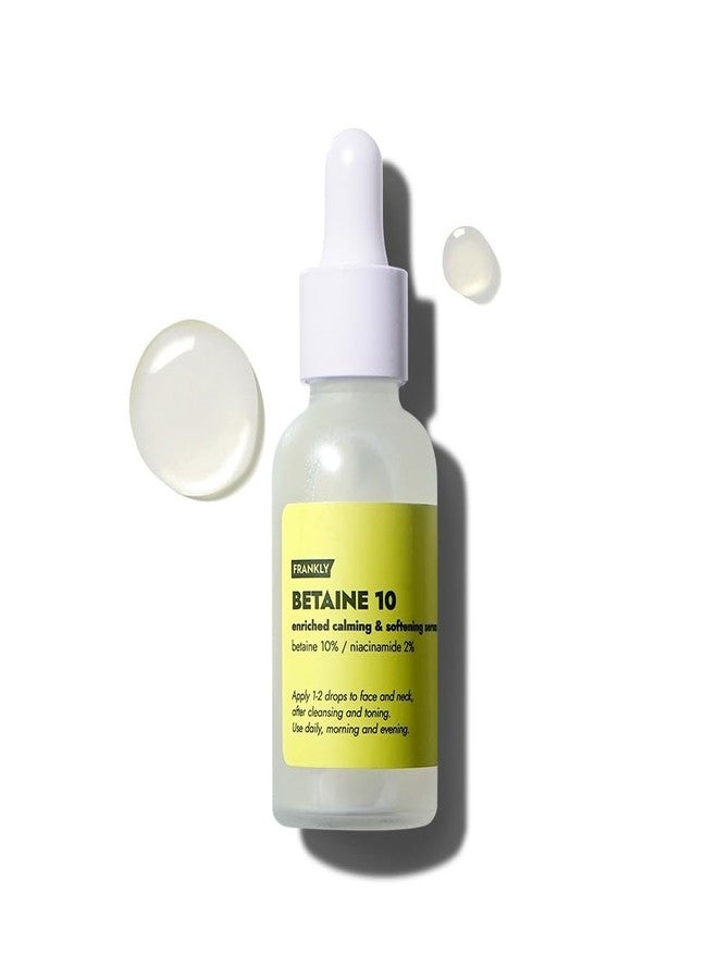 FRANKLY Betaine 10 Serum - Calm, Soften and Restore skin’s beauty and elasticity | 10% Betaine & 1% Niacinamide Fusion | Vegan & EWG Green | 1.01 fl.oz - Image 1