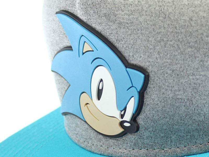 Bioworld Sonic The Hedgehog Face Snapback Youth Hat Gray - Image 5
