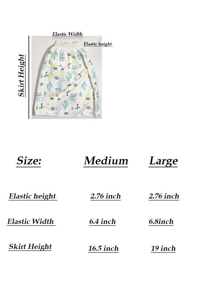 Yameem Toddler Training Washable Waterproof Diaper Skirt  - Image 2