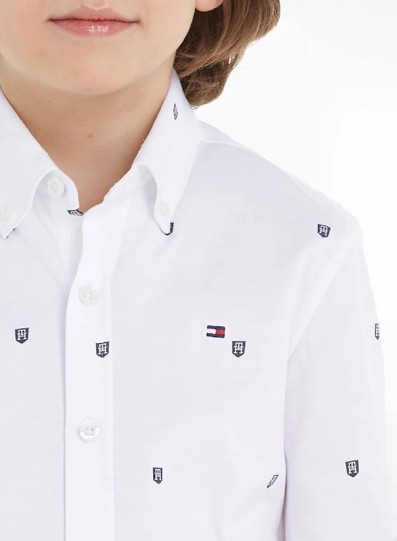 TOMMY HILFIGER All-Over Th Monogram Jersey Shirt