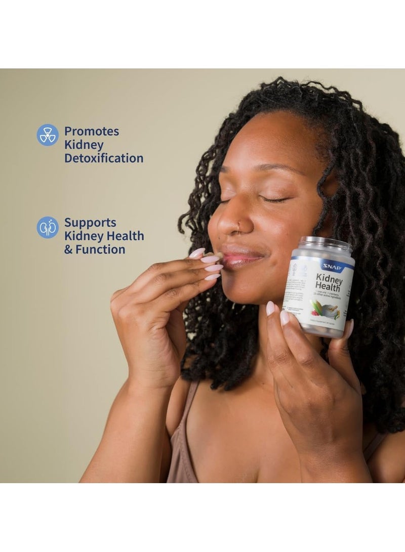 سناب للمكملات الغذائية صحة الكلى لتنظيف الكلى والتخلص من السموم | 60 كبسولة مكمل غذائي - Image 4