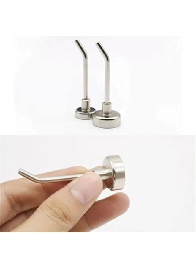Generic Magnetic Hooks, Heavy Duty Magnet Hooks, Long Magnetic Hooks for Hanging Strong Magnetic Hanger for Cruise Cabins, Towel, Grill, Kitchen, Garage, Workplace (Silver),Pack of 5 (D0.63-L)  - Image 5