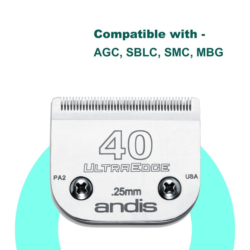 Andis Ultra Edge Carbon-Infused Steel Detachable Pet Dog Grooming Clipper Ceramic Blade | Perfect fo - Image 5