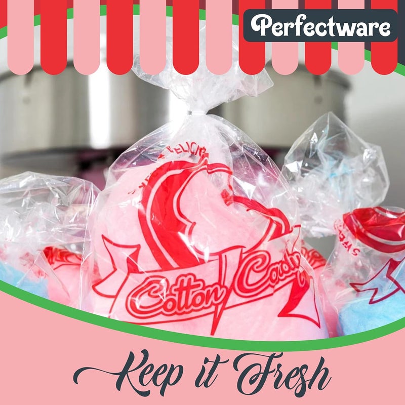Perfectware Cotton Candy Bags 100ct. PW-Cotton Candy Bags 100ct - Image 4