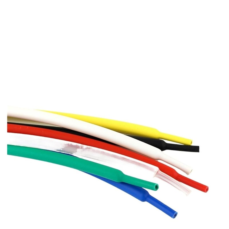 1 Roll Heat Shrink Tube Transparent 3: Ratio Adhesive Lined with Glue Dual Wall Tubing Wrap Wire Cable Kit Diameter .6-30mm(12.7mmX50M,Yellow) - Image 2