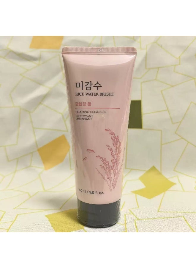 The Face Goodbye Dullness! The 'Light-Up Cleanser' That Washes Up a Radiant Glow! - Rice Water Bright Foaming Cleanser - Image 1