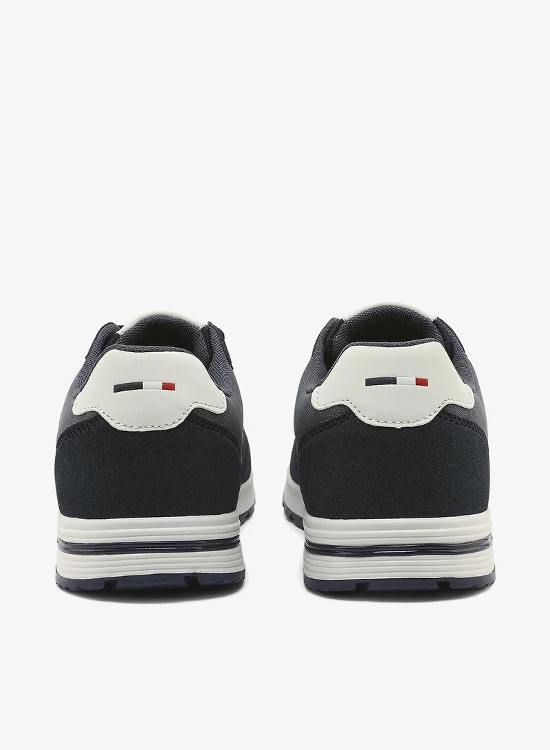 U.S. Polo Assn. Navy Men's Navy Low-Top Sneakers - Stylish Casual Shoes with Grey and Tan Accents, Durable and Stylish Casual Footwear for Men | Best Price UAE