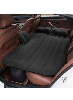 Multifunctional Inflatable Car Mattress, Car Inflation Bed, Travel Air Bed Camping Car Back Seat,with Repair Pad,Air Pump for Travel