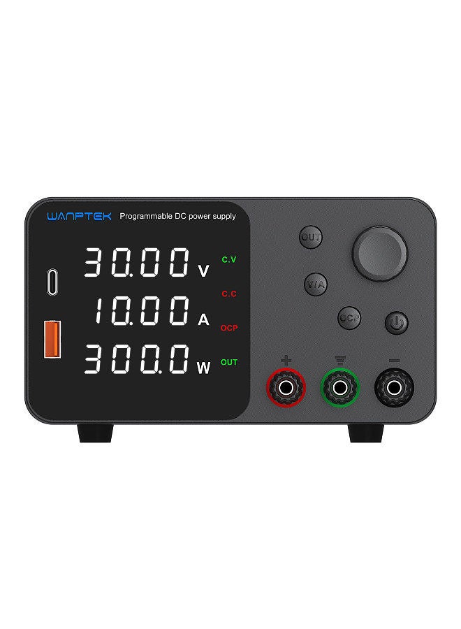 WANPTEK Variable DC Power Supply 60V 5A Bench Power Supply with 4-Digits LED Display Adjustable Switching Power Supply with Encoder Adjustment Knob Output Enable/Disable Button