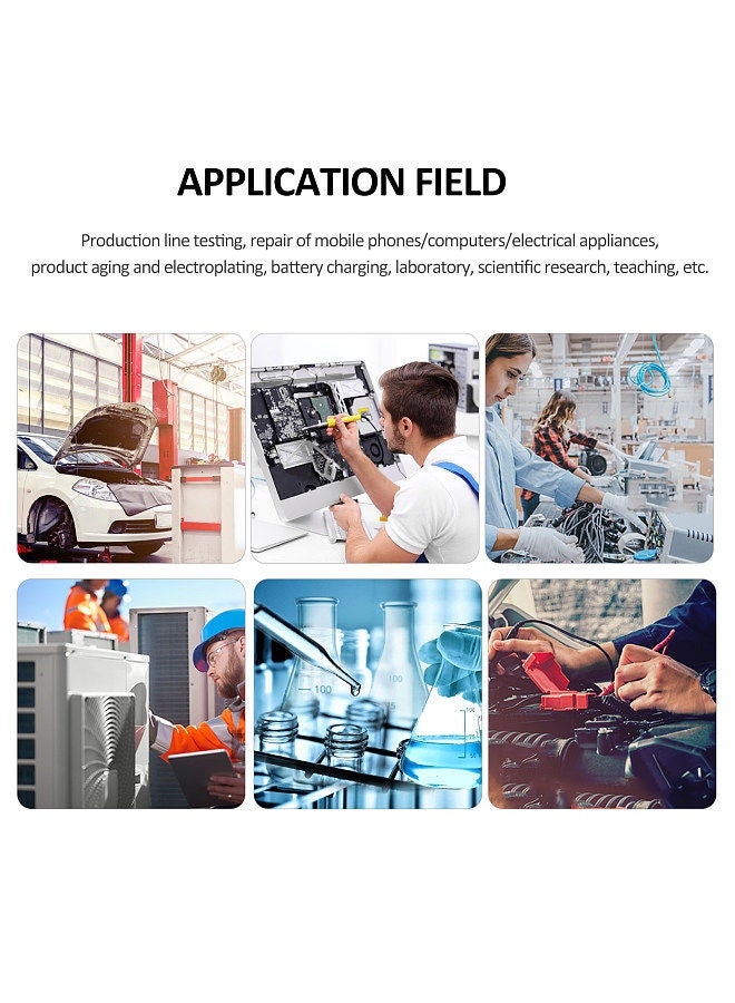 WANPTEK Variable DC Power Supply 60V 5A Bench Power Supply with 4-Digits LED Display Adjustable Switching Power Supply with Encoder Adjustment Knob Output Enable/Disable Button