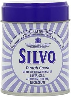 SILVO Silvo NEW Tarnish Guard Duraglit Wadding Metal Polish - Silver and Gold, 75g 