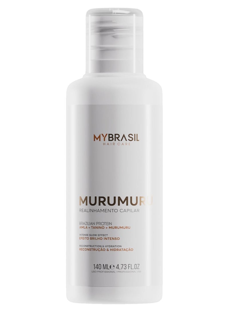 MYBRASIL HAIR CARE Murumuru Hair Protein – Professional-Grade Smoothing & Repair, Formaldehyde Free  140 ml - Image 1