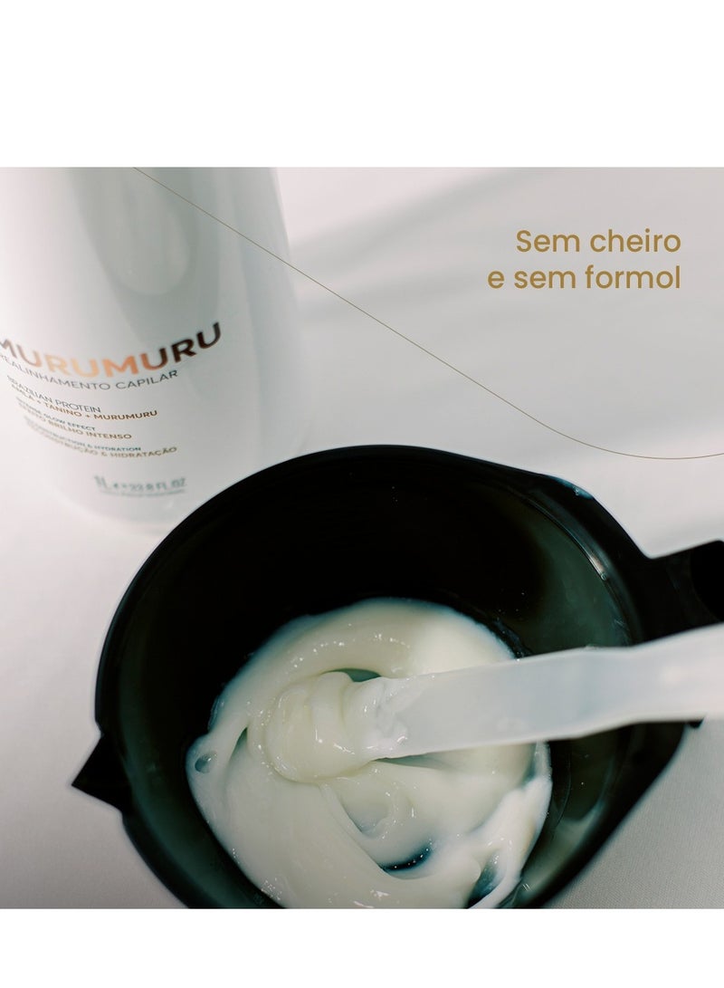 MYBRASIL HAIR CARE Murumuru Hair Protein – Professional-Grade Smoothing & Repair, Formaldehyde Free  140 ml - Image 5
