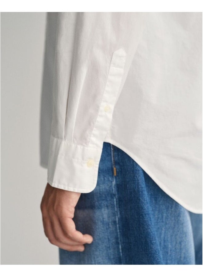 غانت قميص جانت بوبلين بقصة عادية - Image 4