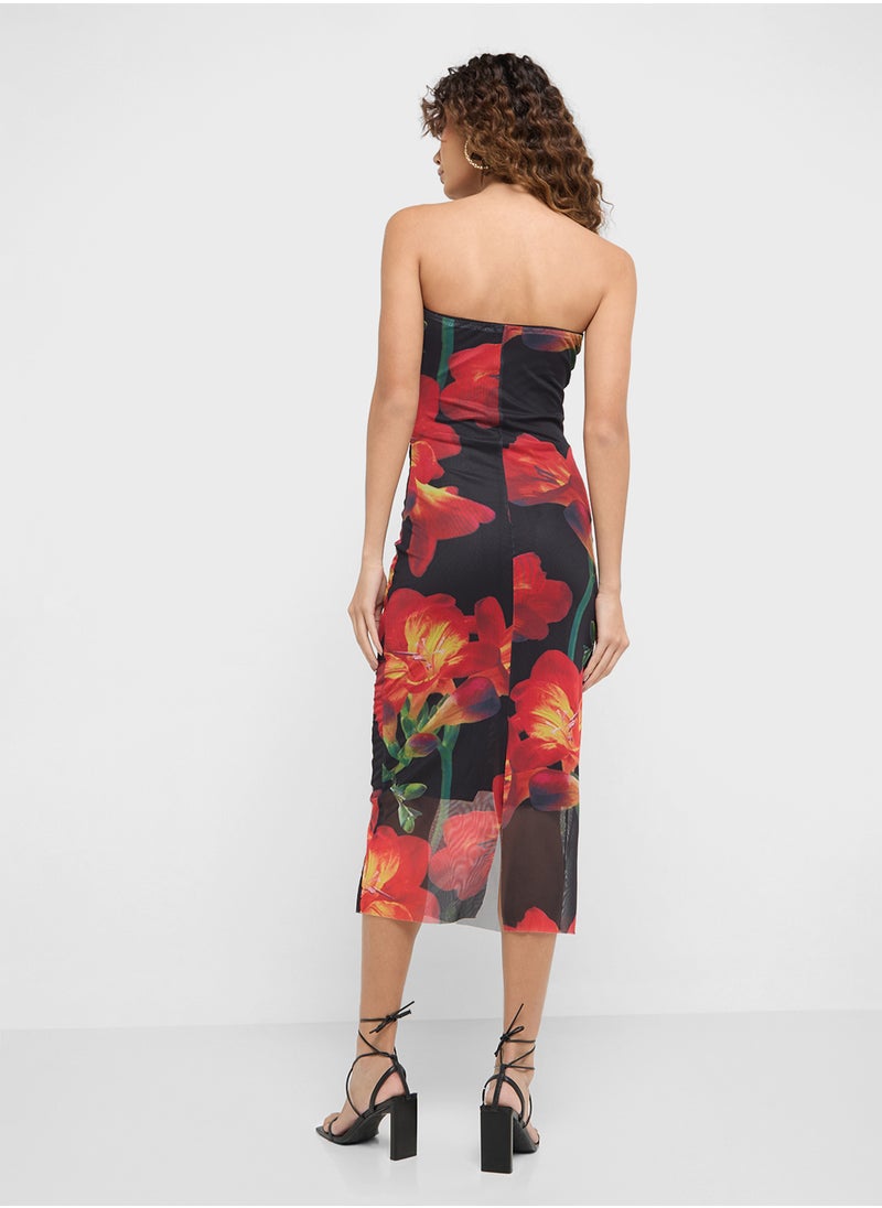 Bandeau Mesh Floral Bodycon Dress - pzsku/Z4C66F78E28484A66691CZ/45/_/1742364458/31e773da-46b7-497f-8691-be477954be26