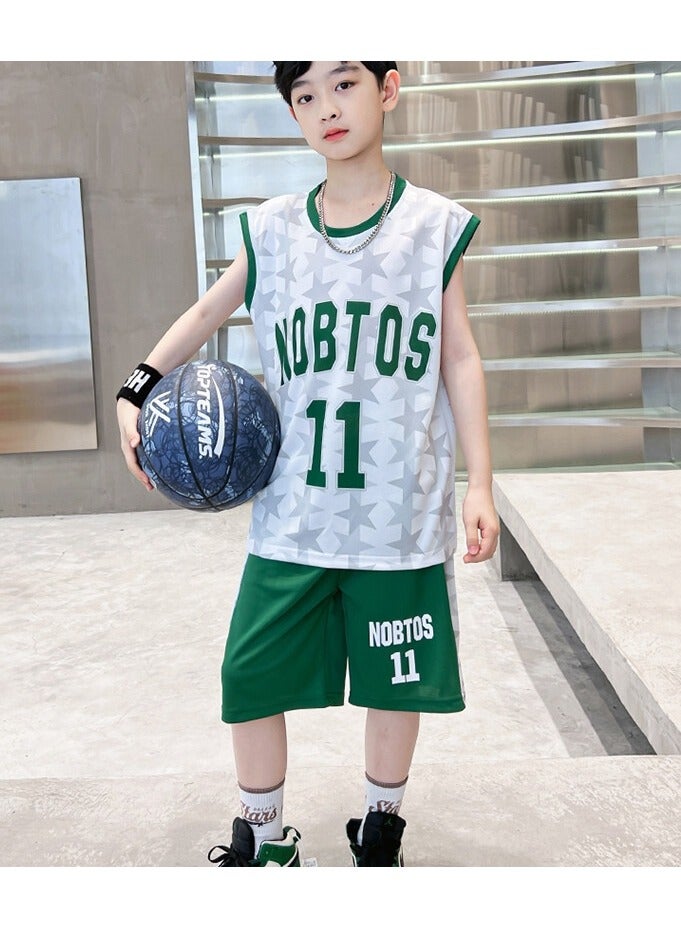 KUYING New Children's Basketball Suit Set  - Image 1