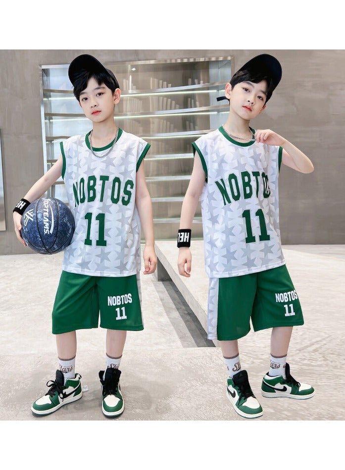 KUYING New Children's Basketball Suit Set  - Image 2