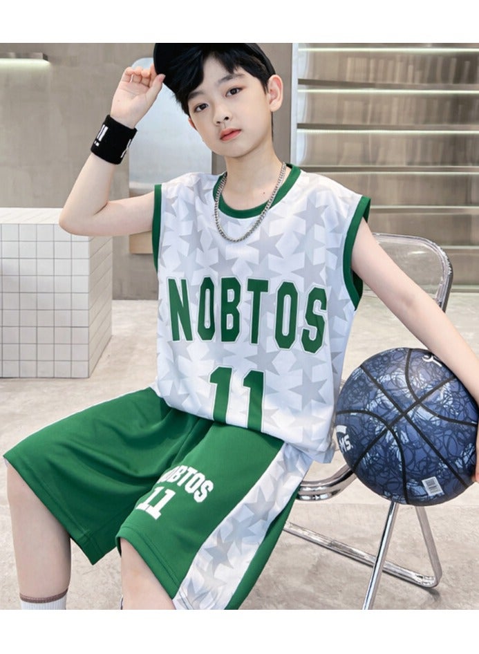 KUYING New Children's Basketball Suit Set  - Image 4