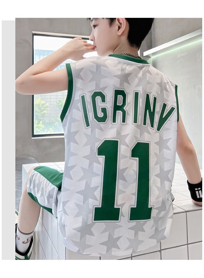 KUYING New Children's Basketball Suit Set  - Image 5