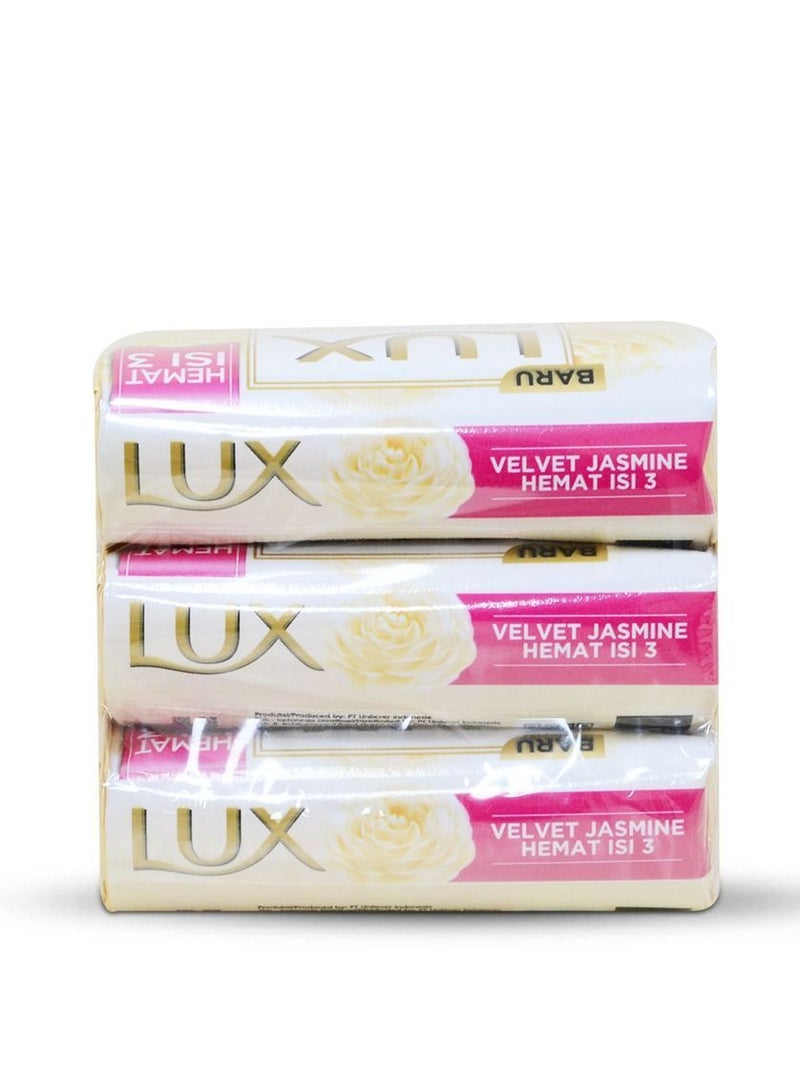 Lux صابون بار نباتي ناعم بعبير الياسمين المخملي - Image 2