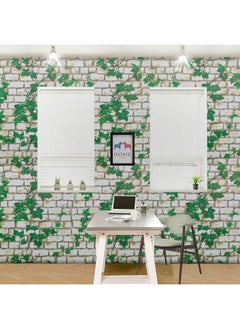 Self Adhesive Waterproof Wallpaper Lvy Brick Pattern Wall Sticker For Living Room Hall Bedroom Decoration Pvc Vinyl Wall Stickers 45 X 304 Cm - pzsku/Z4C671C3C0BE72EE02857Z/45/_/1735817622/7a0edee8-7409-48e6-a5dd-2932a6728ebb