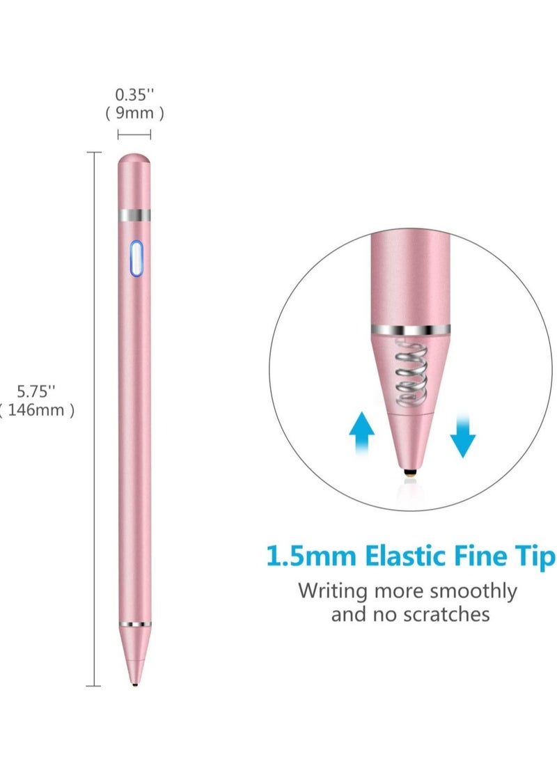 ELTRAZONE Stylus Pen for iPad - Rechargeable 1.5mm Fine Point High Sensitivity Digital Pencil for Drawing and Writing, Compatible with Phone/iPad/iPad Pro/Samsung Android and Other Touch Screen Devices - Image 3