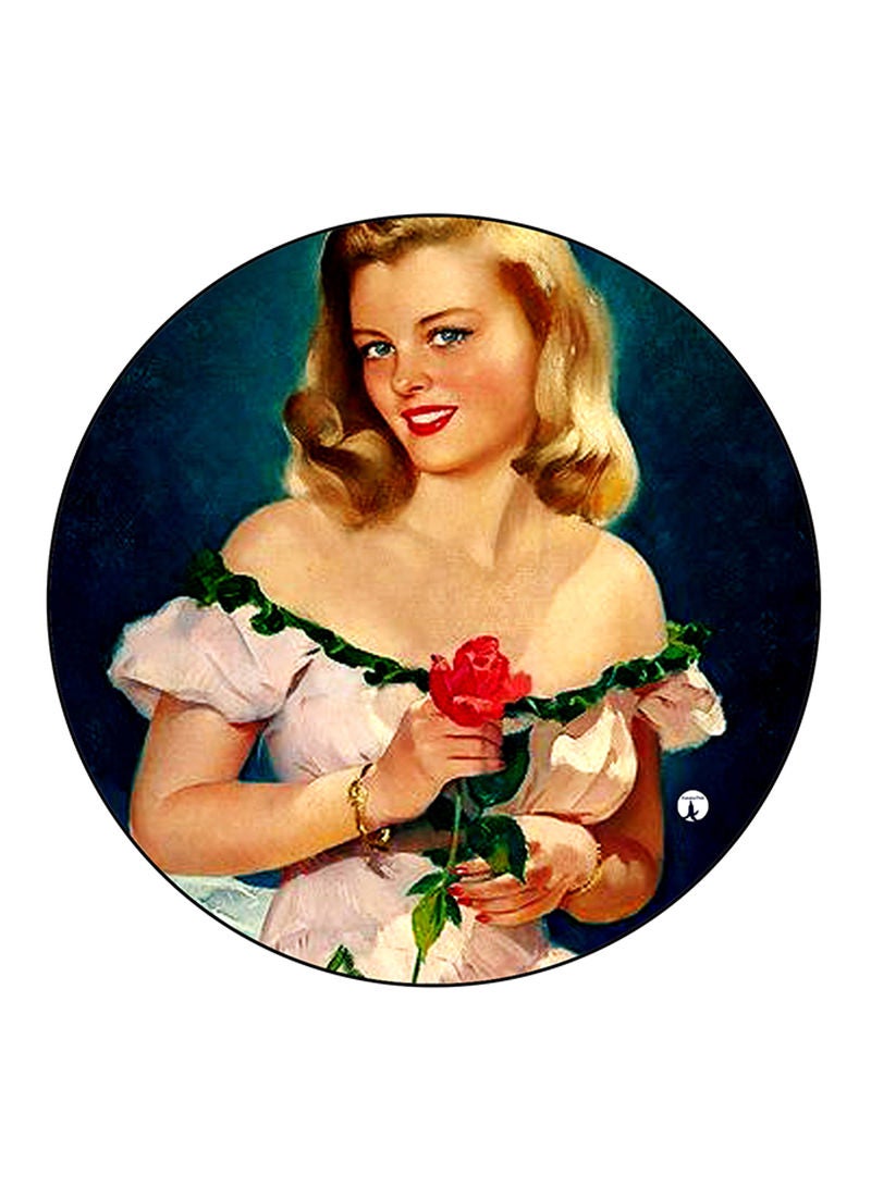 RKN Vintage Art Printed Pin Multicolour - Image 2