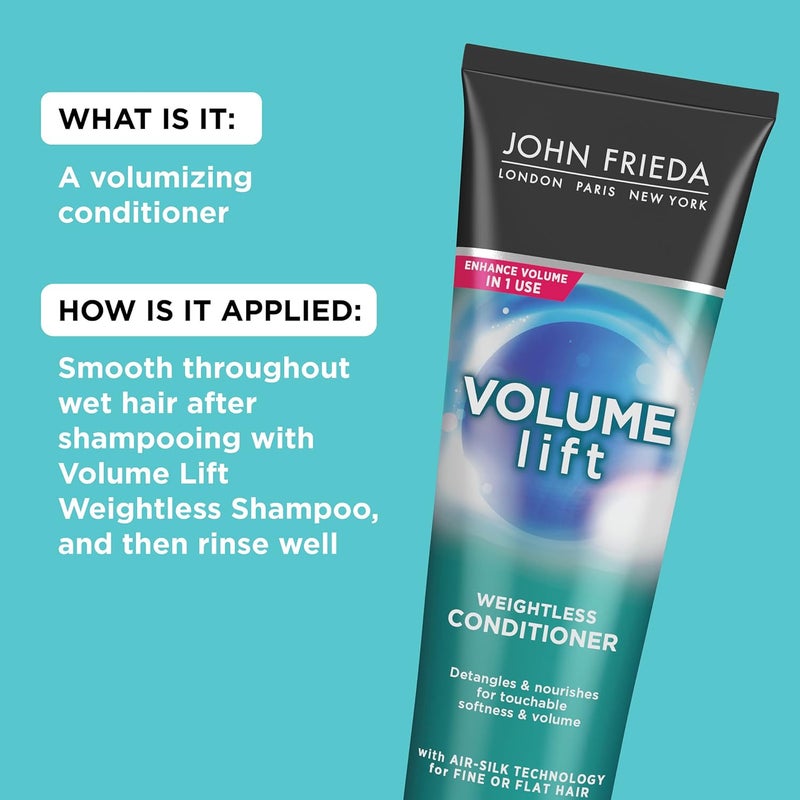 John Frieda Luxurious Volume Touchably Full Weightless Conditioner - 8.45 oz - Image 4