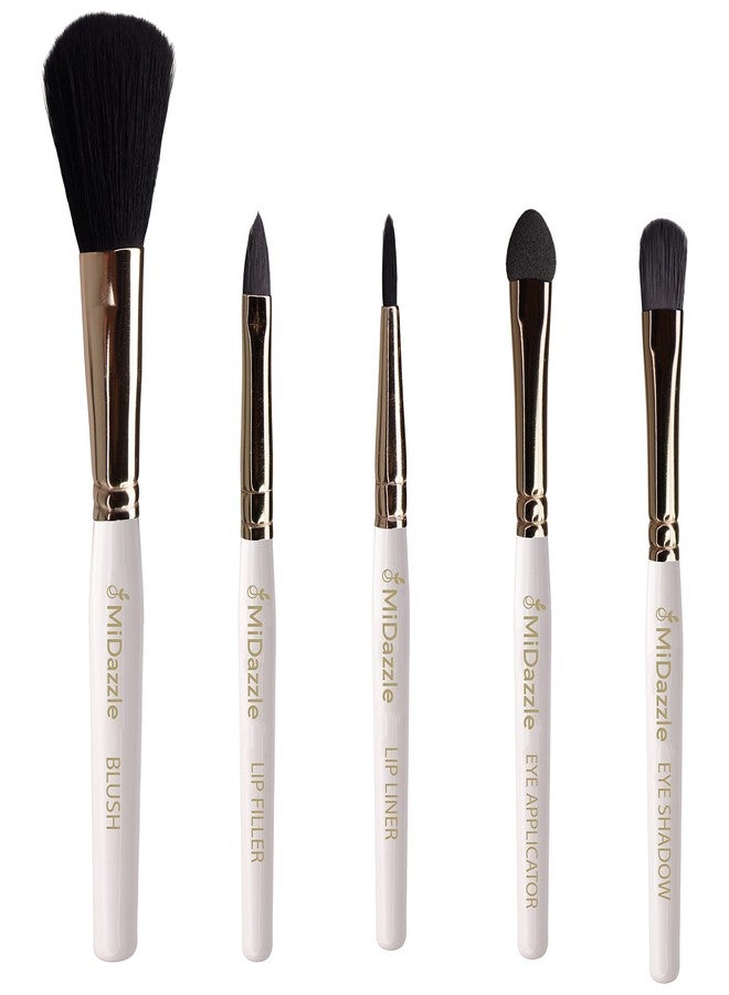 Omidazzle Midazzle Professional Pack of 5 Makeup Brush Set for Travel, Eye & Face Makeup (MIMB1317) - Image 1