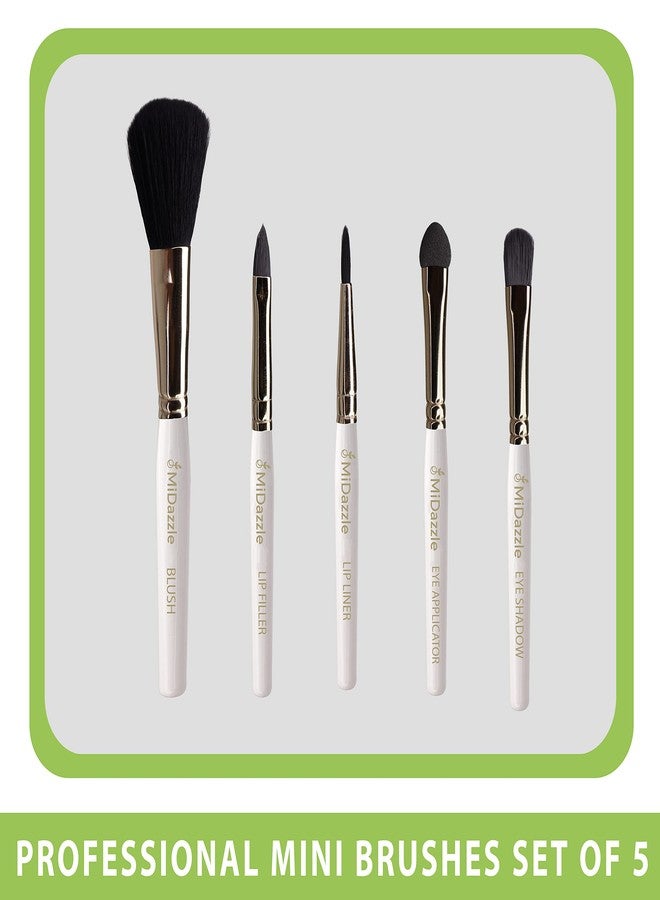 Omidazzle Midazzle Professional Pack of 5 Makeup Brush Set for Travel, Eye & Face Makeup (MIMB1317) - Image 2