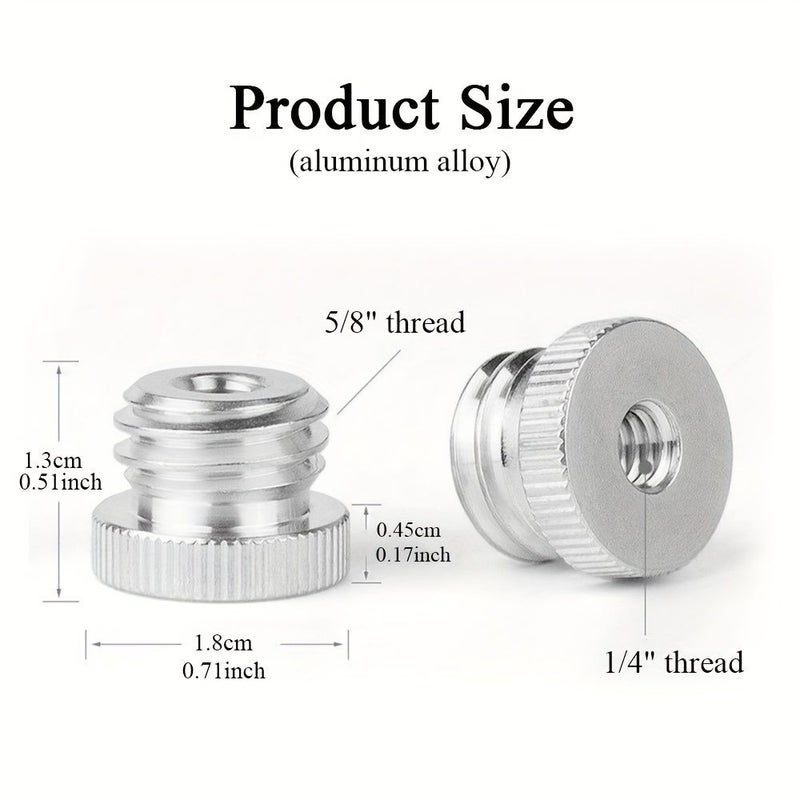 5 Pcs 5 8 To 1 4 Inch Thread Adapter For Tripod Stand Level And Rangefinder - Image 3