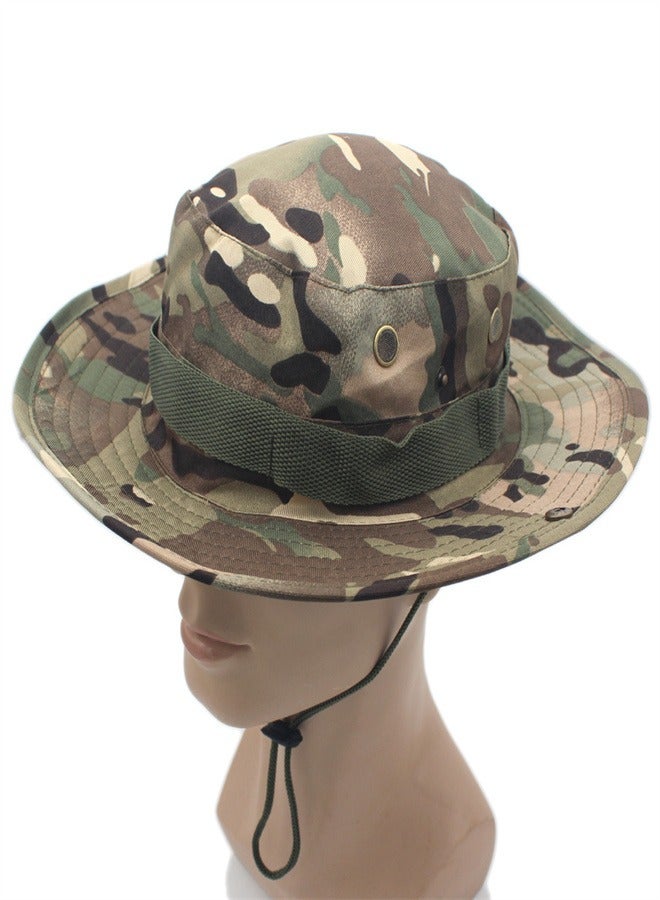 Loquat Outdoor Camping Camo Sunscreen HatG - Image 1