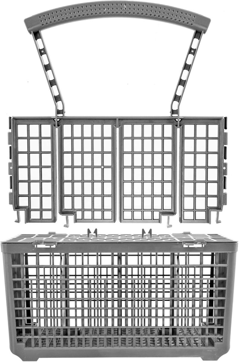Spares2go Dishwasher Cutlery Basket Cage Lid & Removable Handle (235 x 242 x 130mm) - Image 4