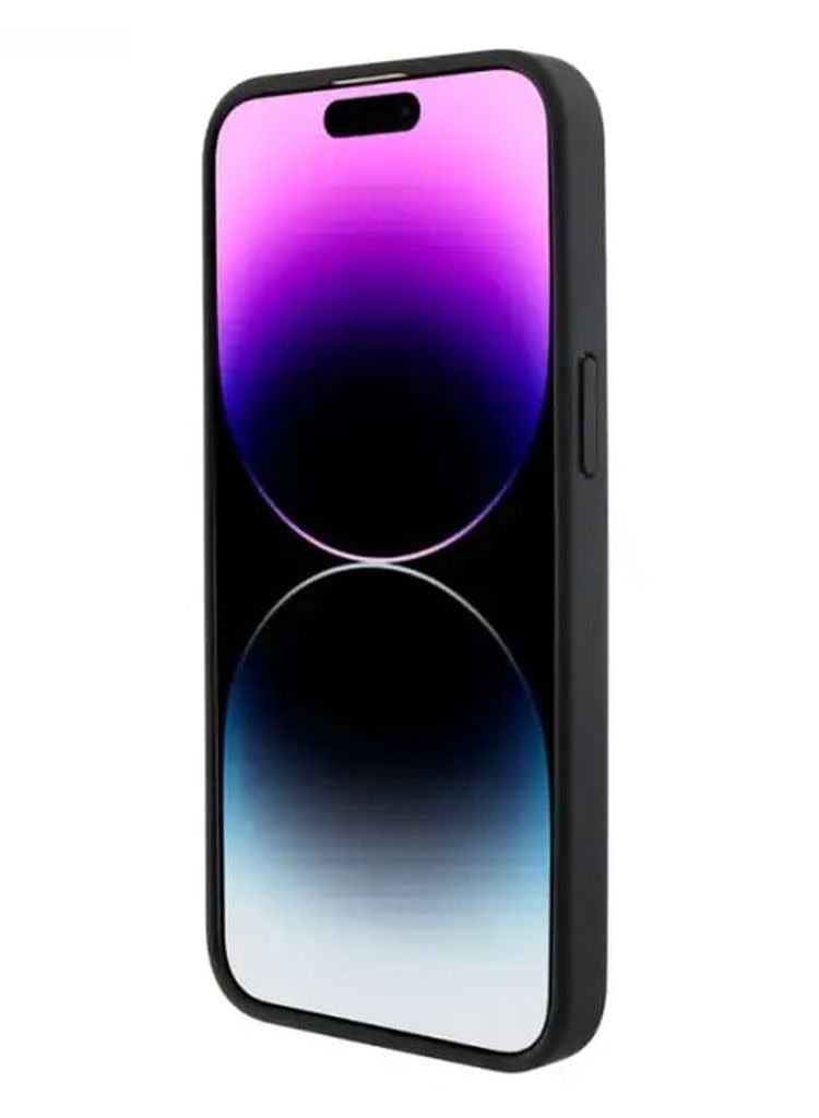 يو اس بولو غطاء جلد مع خط ثلاثي الألوان لآيفون 15 برو من يو إس بولو – أبيض - Image 4