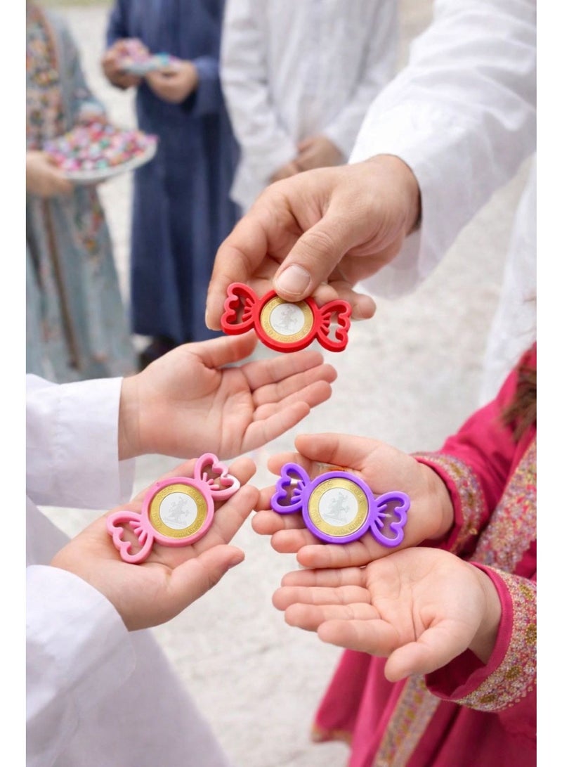 قالب عيدية اموال على شكل حلوى – توزيعات العيد 24 قطعة - Image 2