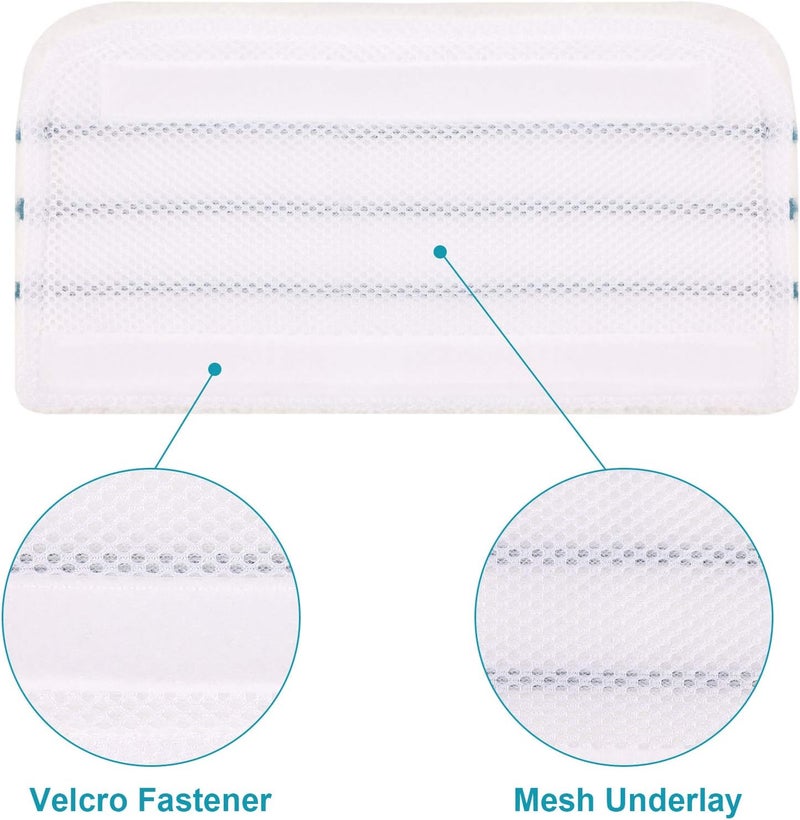 Wisorder 4 PCS Replacement Pads Accessories Compatible with Black+Decker Steam Mop SM1600, SM1610, SM1620, HSM13E1, HSMC1300FX, HSMC1321, HSMC1321APB, HSMC1361SGP, BDH1855SM, BDH1760SM, SMP20 Mop Pads - Image 3