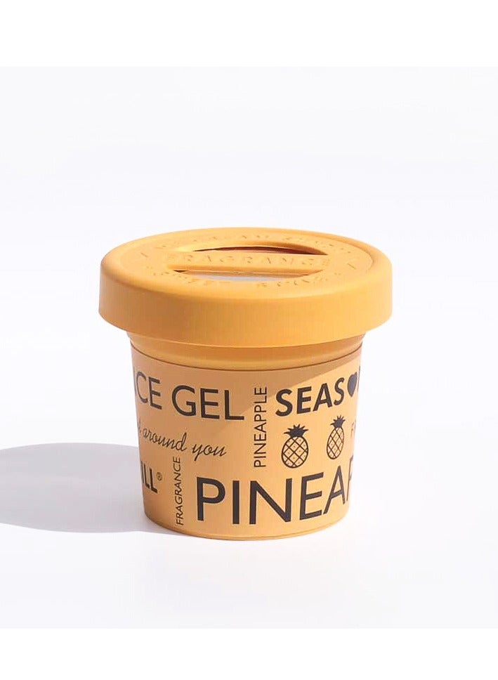 رِينْجِنْج عطر سيارة صلب طويل الأمد للمنازل والمركبات - رائحة طبيعية مقاومة للحرارة تدوم ٦ أشهر، نكهات الفواكه الاستوائية وأنواع الشاي الممتاز (فراولة/أناناس/شاي أخضر/شاي أسود) - Image 1