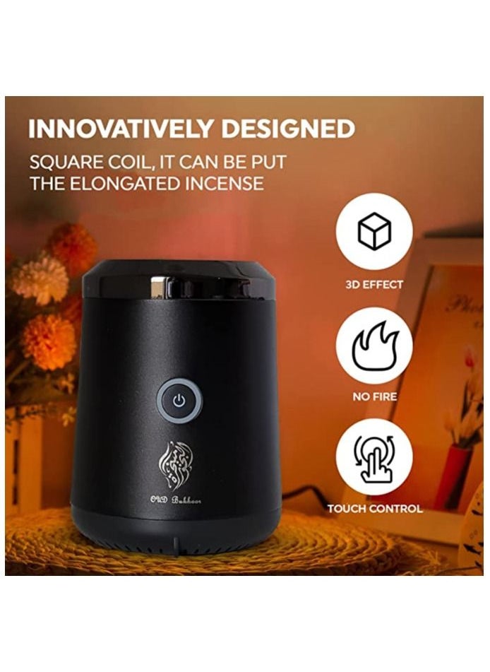 Bakhoor Electric Oud Incense Bukhoor Burner Aroma Diffuser With Long Lasting Battery Usb Rechargeable Great Gift For Home, Car, Desert Camping And Travel  - Image 3