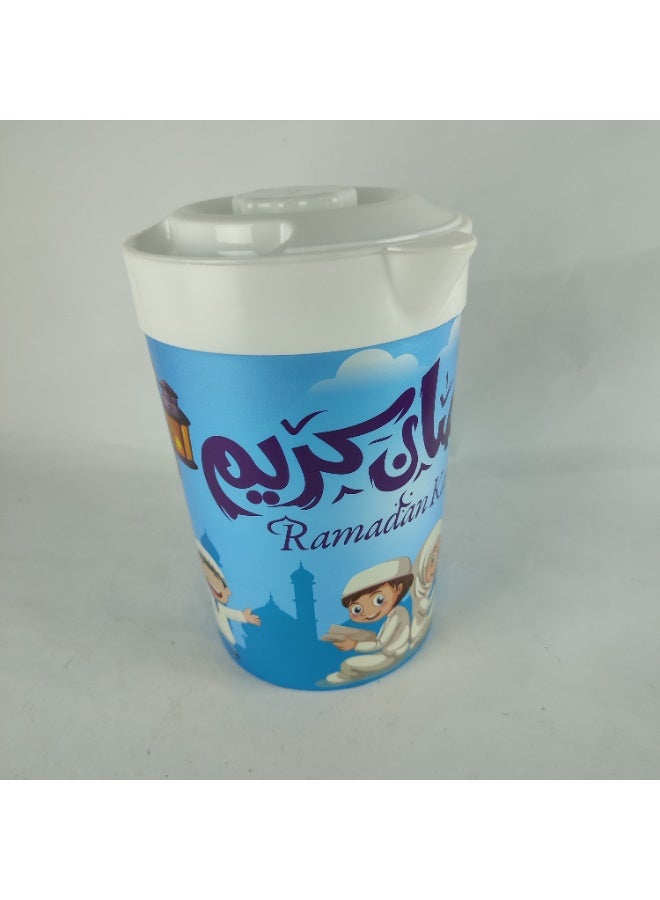 High Quality Large Capacity Ramadan Jug Blue - Image 1