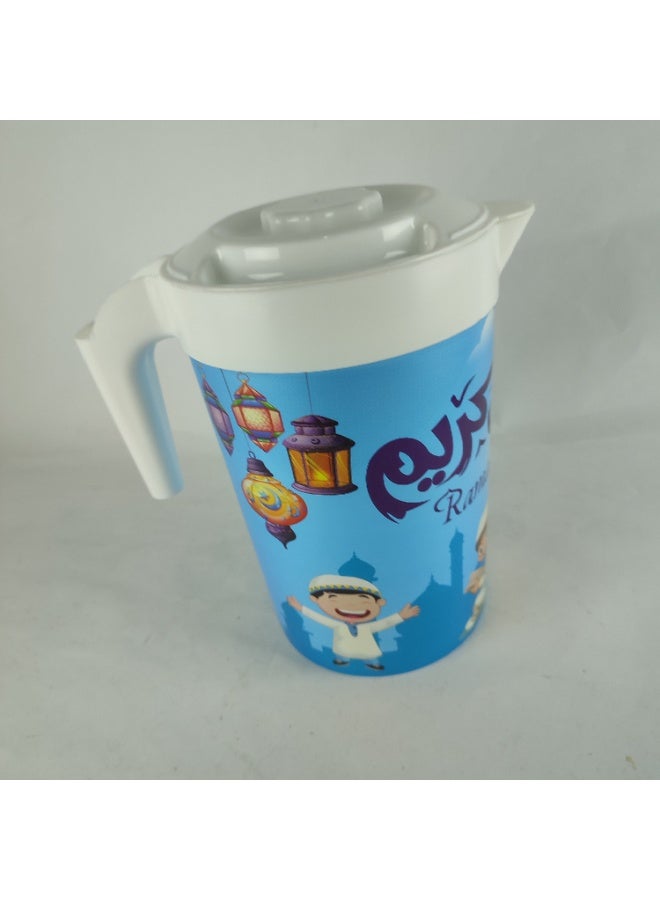 High Quality Large Capacity Ramadan Jug Blue - Image 2