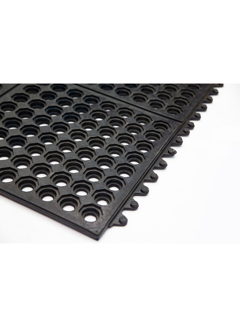 terrain TerraTuf® Link Mat – Heavy-Duty Interlocking Rubber Flooring for Farms, Stables, Kitchens & Industrial Areas – Anti-Slip Base, Simple Clean & Install 36"x36"  - Image 5