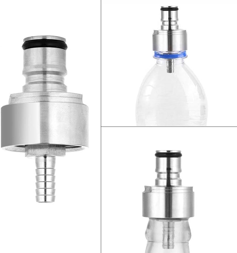 Stainless Steel Carbonation Cap For Fast Soda Beer Counter Pressure Bottle Filling - Image 4