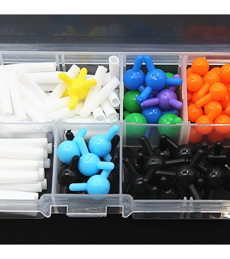 135 Pcs Molecular Model Set DLS 1032 Chemical Structure Models Ball Stick Series 9Mm 0.35 Inch For Beginner Learning - Image 4