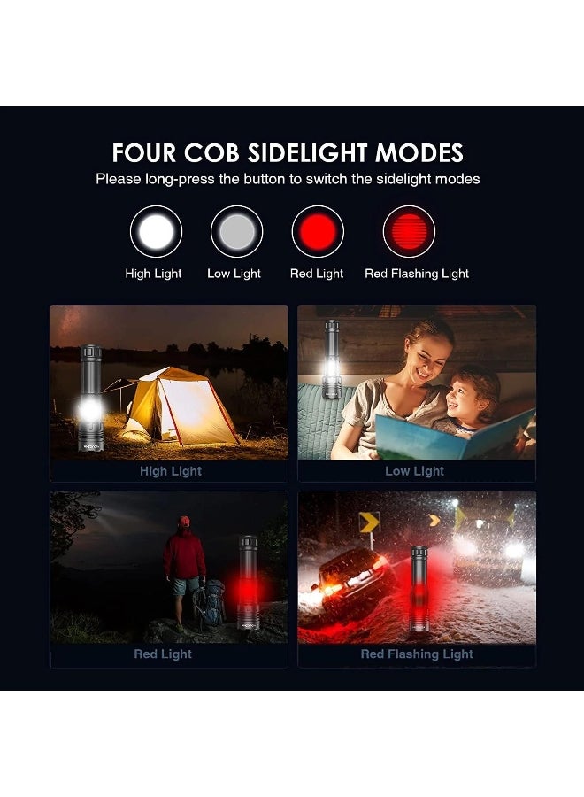 Super Ultra Powerful Flashlight Rechargeable Torch High Power Led Flashlight Camping Lantern Built in Battery - Image 3